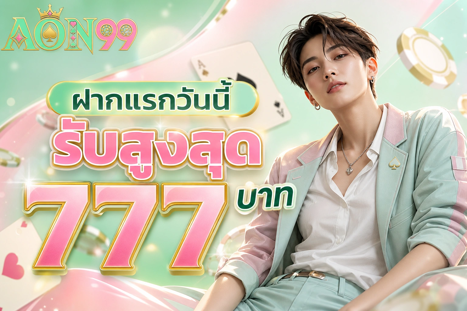 AON99 ฝากแรกวันนี้ รับสูงสุด 777 บาท